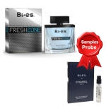 Bi-Es Fresh Zone 100 ml  + echantillon Chanel Bleu de Chanel