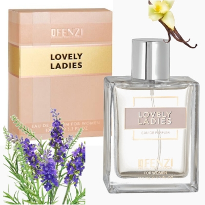 JFenzi Lovely Ladies - Eau de Parfum Pour Femme 100 ml