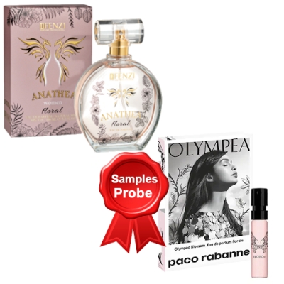 JFenzi Anathea Floral 100 ml + echantillon Paco Rabanne Olympea Blossom