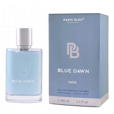 Blue Dawn Men Paris Bleu - Eau de Parfum pour Homme 100 ml