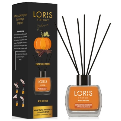 Loris Confiture de potiron et cannelle - Diffuseur Arôme, Desodorisant sticks 120 ml