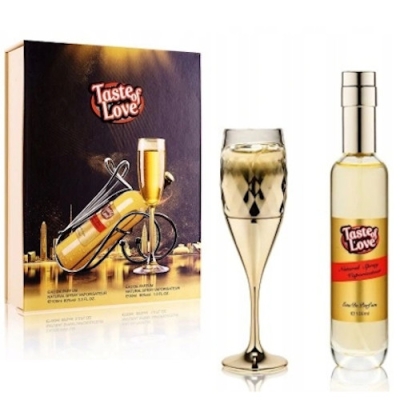 Sellion Taste Of Love Gold - Ensemble pour femme, Eau de Parfum 100 ml, Eau de Parfum 30 ml