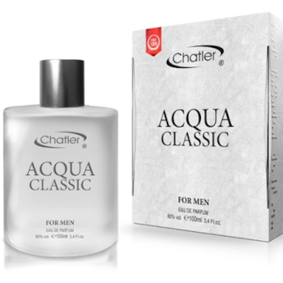 Chatler Acqua Classic Men - Ensemble promotionnel, Eau de Parfum 100 ml + Eau de Parfum 30 ml