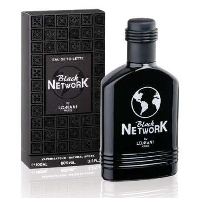 Lomani Black Network - Eau de Toilette pour Homme 100 ml