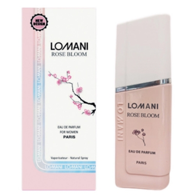 Lomani Rose Bloom - Eau de Parfum pour Femme 100 ml