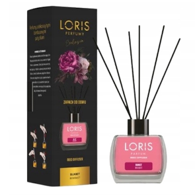 Loris Bouquet de fleurs - Diffuseur Arôme, Desodorisant sticks 120 ml