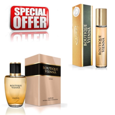 Chatler Boutique Vienna - Ensemble promotionnel, Eau de Parfum 100 ml + Eau de Parfum 30 ml